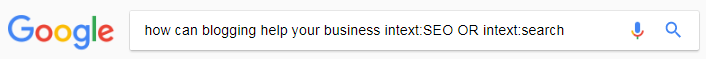 how can blogging help your business intext:SEO OR intext:search
